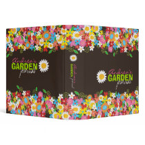 Spring Flowers Garden Journal 1.5" Binder