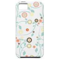Spring flowers girly mod chic floral pattern iPhone 5 case