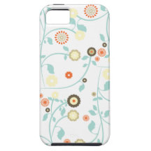 Spring flowers girly mod chic floral pattern iPhone 5 case