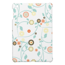 Spring flowers girly mod chic floral pattern cover for the iPad mini