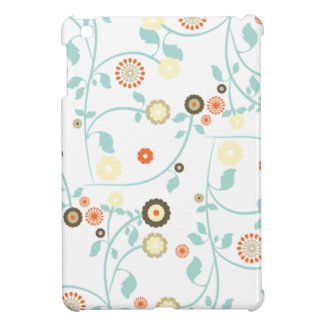 Spring flowers girly mod chic floral pattern cover for the iPad mini