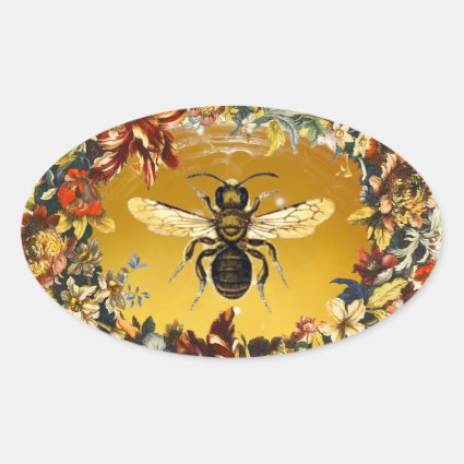 SPRING FLOWERS HONEY BEE / BEEKEEPER BEEKEEPING STICKERS