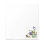 Spring Flowers in Watercolor Memo Notepad