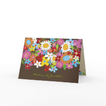 Spring Flowers Invitation Announcement Custom Card by fat_fa_tin Spring Flowers Invitation Announcement Custom Card