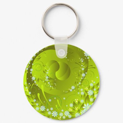 spring flowers keychain by VioDeSign