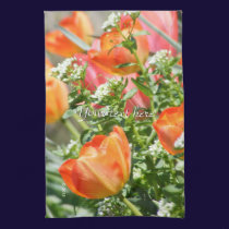 Spring Flowers kitchen towels