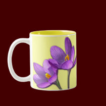 Spring Flowers Mug Coffee Cup Crocus Flower Cup mugs