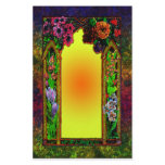 Spring Flowers on Trellis Sunrise Stationery