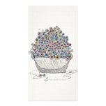 Spring Flowers Personalized Photo Card