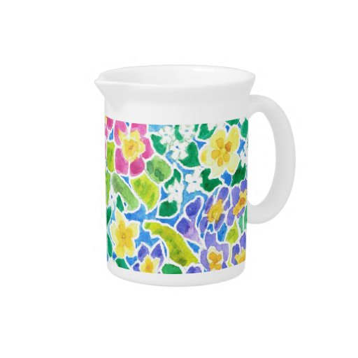 Spring Flowers Pitcher or Jug, Primroses