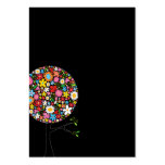 Spring Flowers Pop Tree Guest Place Card business cards