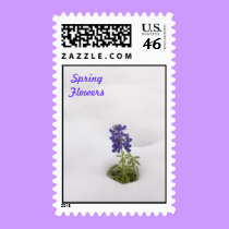 Spring Flowers - postage stamps by Horseshoes3 Spring Flowers - postage stamps