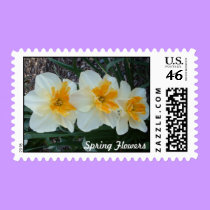 Spring Flowers - postage stamps by Horseshoes3 Spring Flowers - postage stamps
