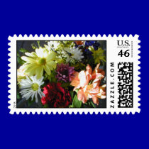 Spring Flowers Postage Stamps stamps