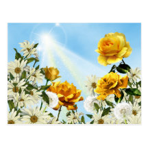 Spring Flowers Postcards