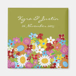 Spring Flowers Save-the-Date / Gift Magnet