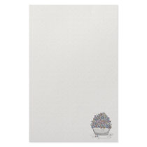 Spring Flowers Personalized Stationery