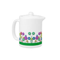 Spring Flowers Teapot