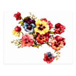 Spring Flowers Vintage Postcard