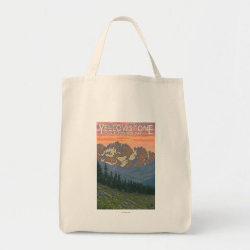 Spring Flowers - Yellowstone National Park Tote Bag | Zazzle