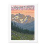 Spring FlowersMontanaVintage Travel Poster Postcards