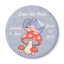Spring Forest Birds magnets