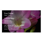 Spring freesia flowers business cards