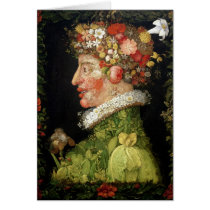 Spring, from a series depicting the four greeting card