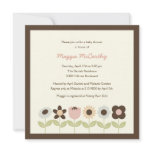 Spring Garden Baby Shower Invitation