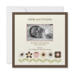 Photo Birth Announcement