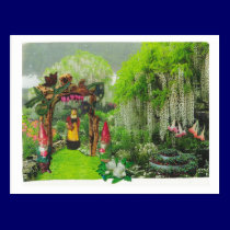 spring garden postcards