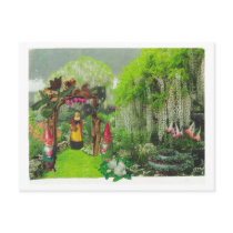 spring garden post cards