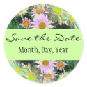Spring Garden Save the Date sticker