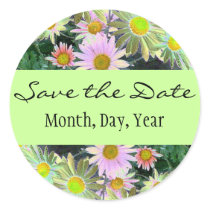 Spring Garden Save the Date stickers by tiffjamaica Spring Garden Save the Date stickers