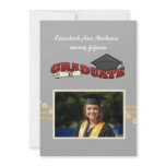 Spring Graduate Photo Invitation