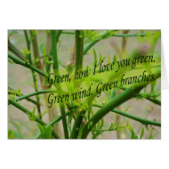 Spring Green card