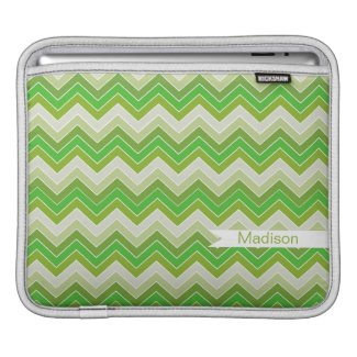 Spring Green {chevron pattern} MacBook Sleeves