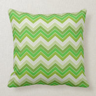 Spring Green {chevron pattern} Pillow
