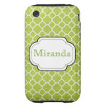 Spring Green Clovers Pattern iPhone3G casemate cases