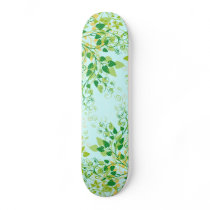Spring Green Floral skateboard