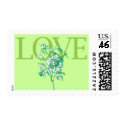Spring Green "Love" Stamp