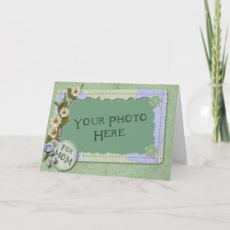 Spring Green Mother´s Day Template card