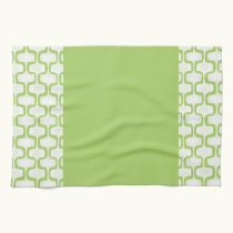 Spring Green Pattern Tea Towel kitchen towels