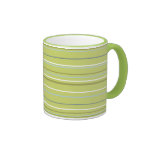 Spring Green Stripe mugs