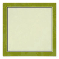 Spring green tree leaves blank invitations