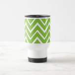 Spring green whimsical zigzag chevron pattern coffee mugs