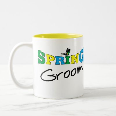 Spring Groom T-shirts and Gifts Mugs
