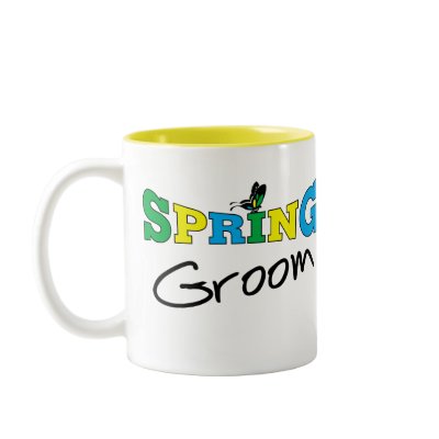 Spring Groom T-shirts and Gifts Mugs