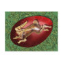 Spring Hare & Red Egg Postcard