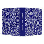 SPRING HAS SPRUNG (1.5ins) - Dark Blue on White Binder